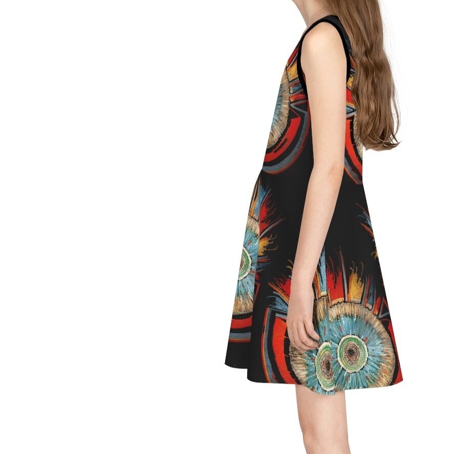 Girls' Sleeveless Sundress Eye